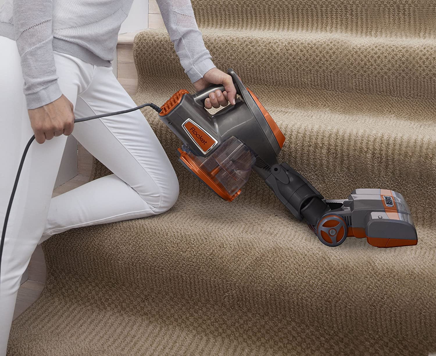 Shark Rocket Ultra Light Stick Corded Vacuum - Orange / Gray