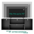 thumbnail image 6 of Dextrus LED Black TV Stand for 45 - 75 inch TVs, DIY Vertical Entertainment Center, Gaming Corner Media Console for Living Room, Bedroom, 6 of 10