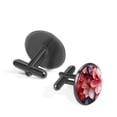 thumbnail image 2 of Petal Flower Men's Stainless Steel Cufflink Set with Shirt Clip - Suitable for Formal Attire - Ideal for Special Occasions, 2 of 6