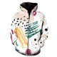 thumbnail image 1 of Sudadera con capucha y cremallera 3D con pintura de arte de grafiti para hombre y mujer, estilo hip hop, estilo Harajuku, para hombre, 1 of 6