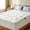 Green, variant on Bamboo Fiber Cooling Mattress Pad - Anti-Slip Elastic Straps, Breathable Noise-Free Cover, Machine Washable for Home Hotel Dorm(Black,Twin)