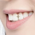 thumbnail image 4 of SHOWERORO 2pcs Star Design Teeth Decor in Copper for Fashion Accessory in Parties and Performances, 4 of 7