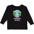 thumbnail image 3 of Inktastic Summer Vacation in The Dominican Republic Boys or Girls Long Sleeve Toddler T-Shirt, 3 of 5