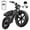 R00A - Black - 48V/15AH + Cycling Set, variant on Electric Bike for Adults, 20"x4.0 Fat Tire E-Mountain Bicycle, Peak 1500W Motor 48V 15Ah Removable Battery 7-Speed E-Bike UL2849, LCD Display