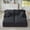 Dark Gray, variant on MAYEERTY Corduroy Double Chaise Lounge Sleeper with Cupholders, Spring Padding for Living Room Bedroom, Dark Gray