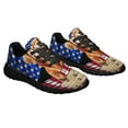 thumbnail image 6 of Red Golden Retriever Dog American flag Shoes Sneakers Black Size 11.5, 6 of 7
