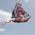thumbnail image 5 of WindNSun® Super Size 3-D Pirate Ship Kite (Black/Red Stripes), 5 of 6