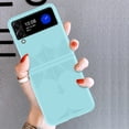 thumbnail image 5 of TECHCIRCLE Shell Cover for Samsung Galaxy Z Flip4 2022, Wireless Charging Shockproof Dual Layer Protection Rugged Embossed Slim PC Cover Phone Case for Samsung Galaxy Z Flip 4 5G(2022), Royalblue, 5 of 7