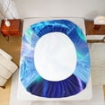 thumbnail image 5 of jejeloiu Western Fantasy Dragon Twin Sheet Sets,Northern Lights Bedding For Boys Teens 3 Pieces, 5 of 7