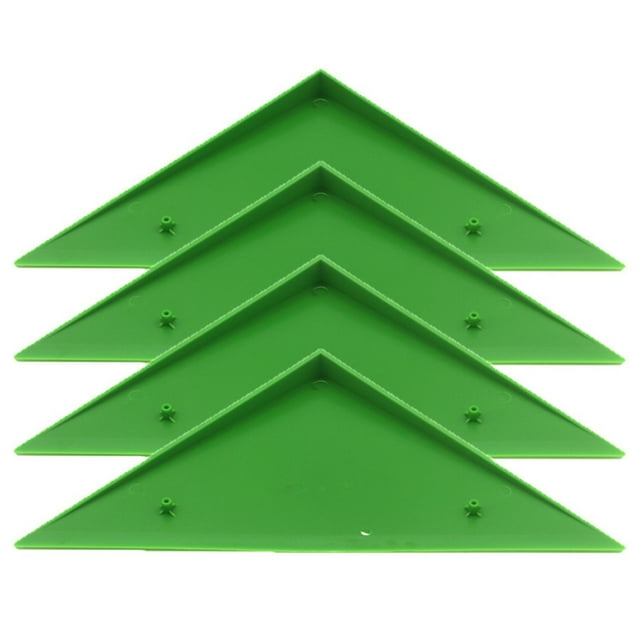 Protecteur d'Angle de Table de Baby-Foot, Triangle Durable, 2pcs, Adapté à la Plupart des Tables de Baby-Foot, Vert