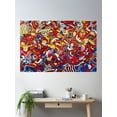 thumbnail image 2 of Warm Drift Poster Wall Art, Modern Wall Decor For Living Room Bedroom, 24x36 UNFRAMED, 2 of 3