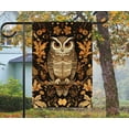 thumbnail image 7 of Fall Owl Garden & House Banner, Cottagecore Harvest Owl Garden Flag, Decorative Garden Banner, Spooky Outdoor Decor, Fall Decoration, Small Garden or House Flag, 7 of 7