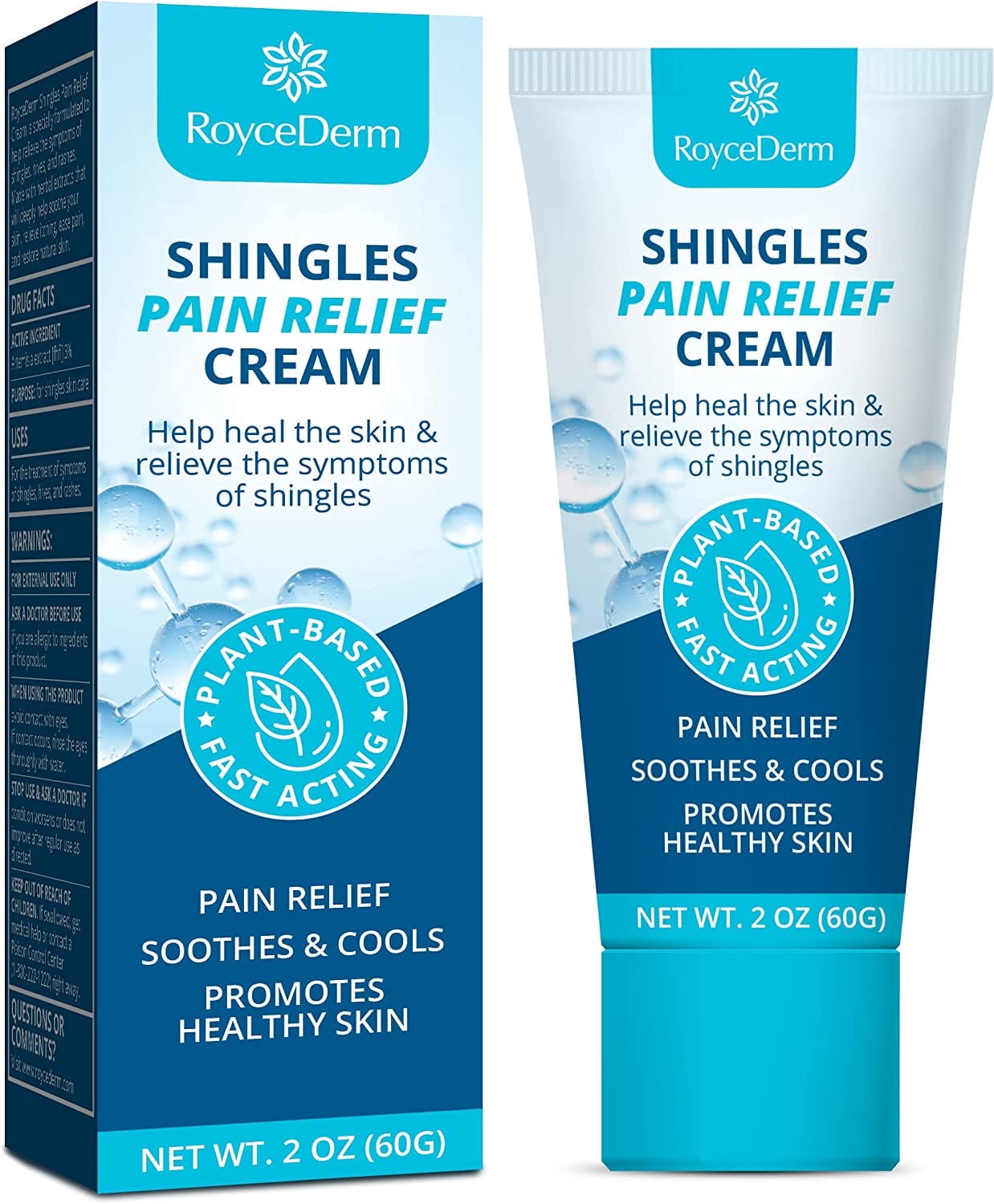 Shingles Treatment, Anti Itch Cream Extra Strength Shingles Pain Relief Cream, Itchy Relief Cream Shingles Skincare Cream for Eczema, Shingles, Hives, Nerve Pain, and Rashes