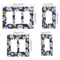 thumbnail image 2 of Yayeee Rocker Switch Wall Plate 1-Gang 4.6"x2.9" Home Decorative Outlet Cover, Retro Daisy Pattern, 2 of 6