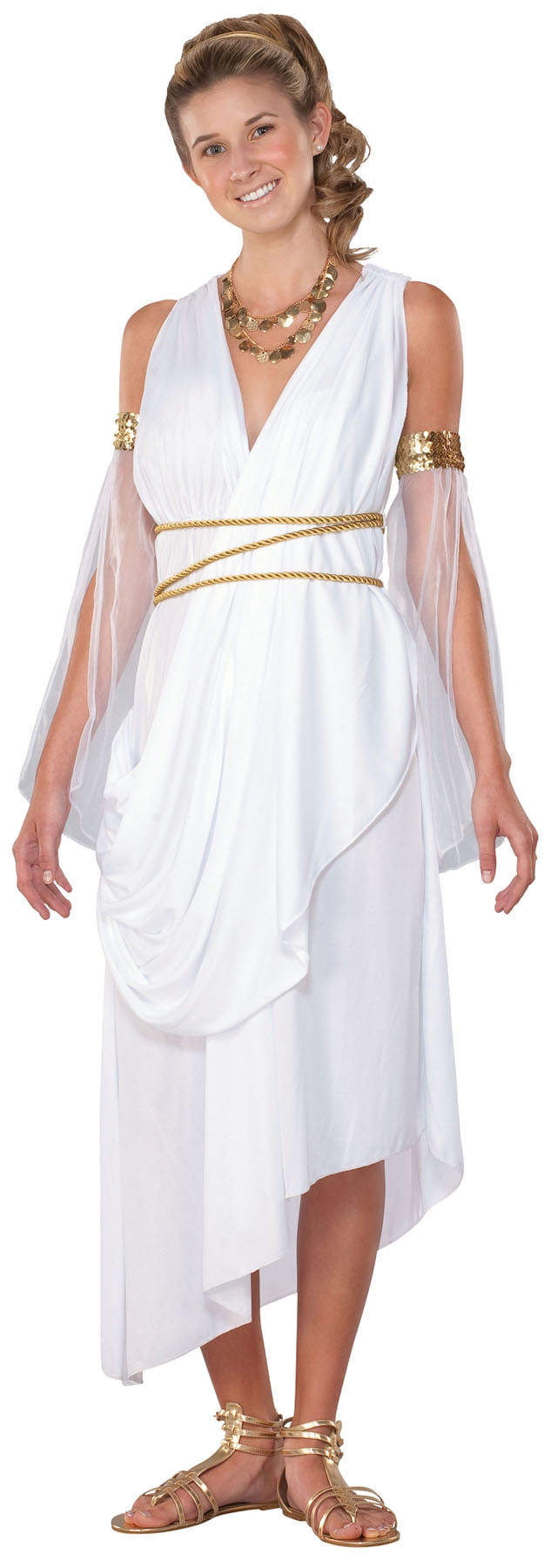 White And Gold Greek Goddess Dress | lupon.gov.ph