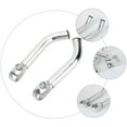 thumbnail image 2 of NUOLUX 1 Pair Handlebar Riser with Aluminum Grip for Universal Bicycles, 2 of 8