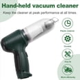 thumbnail image 4 of Mini Aspiradora de Mano Inalámbrica para Coche, Portátil, Recargable, con Extractor de Polvo, Color Verde, 4 of 8