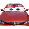 Funny Cartoon Eyes Universal Automotive Sunshade, Front Auto Vehicle
