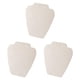 thumbnail image 2 of Organizador de joyas de 3 piezas, soporte para collar, decoración, pendientes, adorno plegable para Beige, 2 of 9