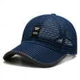 thumbnail image 2 of Men's Breathable Mesh Baseball Cap Summer Casual Style Adjustable, 2 of 4