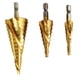 thumbnail image 5 of Broca helicoidal escalonada Juego de brocas de 4 mm a 12 mm / 20 mm / 32 mm Madera Metal Plás MABOTO Juego de brocas de paso, 5 of 5