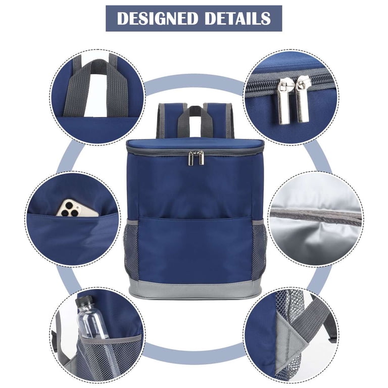 Insulated Leakproof Backpack Cooler Large Capacity Waterproof for Outdoor Travel Amazon.com : Stillithou Backpack Coolers Insulated Leak  main image 4