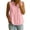 *Pink, variant on VBVC Women's V-Neck Sleeveless Peplum Blouse, Ladies' Collared Button Down Tank Top, Casual Breathable Summer Solid Shirt For Women,Black,S-2XL