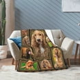 thumbnail image 7 of Cocker Spaniel Dog Blanket Gifts For Kids Adults - Lightweight Throw Blanket For Bedroom Living Room Decor Soft Fuzzy Fleece Cozy Plush Bed Couch 40"X30", 7 of 7