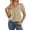 Beige, variant on Lixiuxyad Women's Casual Summer T Shirts Short Sleeve V Neck Tops Tshirts Womens Summer T Shirts,Beige L