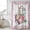White, variant on Easter Bunny Roses Shower Curtain, Waterproof Shower Curtains for Bathroom, Pink Floral Spring Linen Washable Fabric Bathtub Curtain Set Bath Decor with 12 Hooks 48"x72"