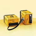 thumbnail image 3 of Chargeur de Port GaN 30W avec Bloc de Charge Rapide PD Rétractable pour Téléphones (Type C 30W + Intégré 22.5W 2.57"x2.17"x1.5" Vert/orange Coucher de Soleil) Certifié, 3 of 3