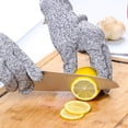thumbnail image 3 of Guantes anticorte Grado alimenticio EN388 certificado nivel 5 protección para construcción de madera de cocina GL02 XL（26cm） brillar Electrónica, 3 of 5