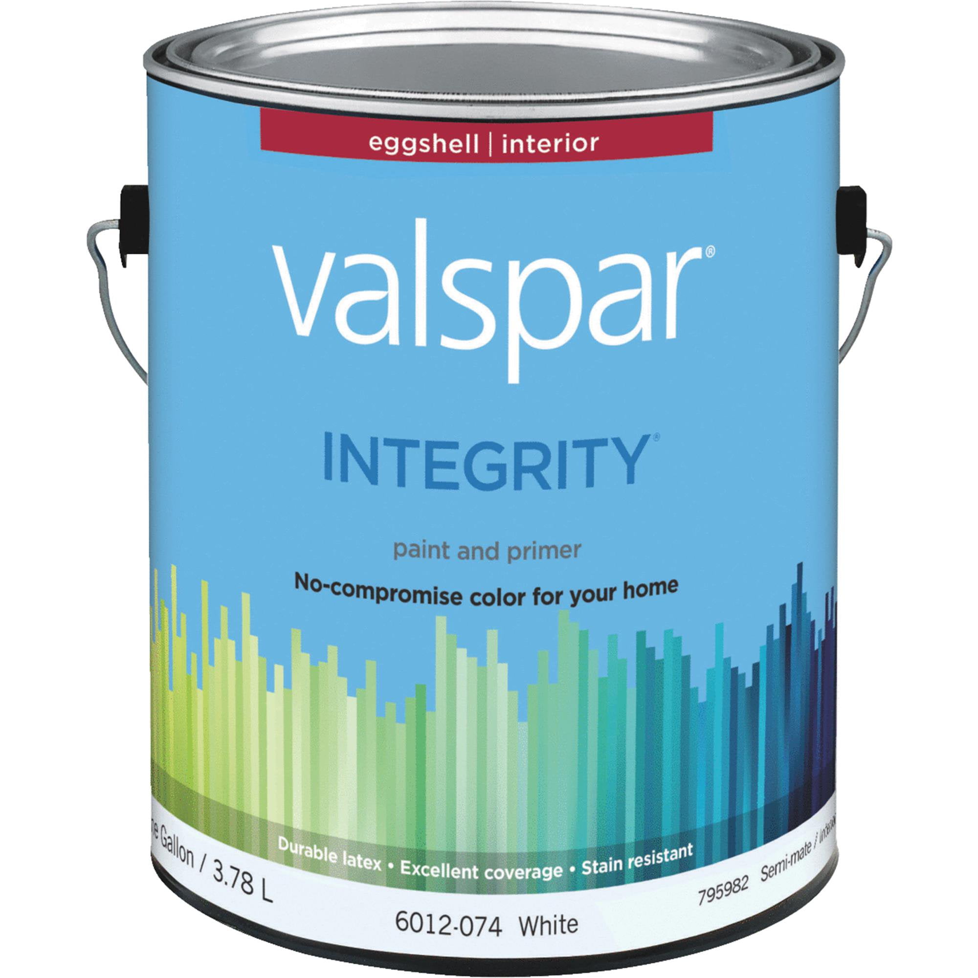 Valspar Integrity Latex Paint And Primer Eggshell Interior Wall Paint