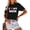 Black, variant on Womens Athletic Tops Womens under Shirts Short Sleeves Packs Dry Tech Shirts Women 2 Sleeve Casual Tops Women Summer T Neck for Athletic T Work with Long Sleeves for White S