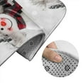 thumbnail image 5 of Yiaed Christmas Snowman With Hat Print Bathroom Mat Set 2 Pieces Mat Anti-Skid Pad Ultra Soft and Absorbent Bathroom Bath Mat Contour Bath Rugs for Toilet Base, 5 of 6
