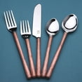 thumbnail image 5 of Camellia Copper Antique 20 Pc. Flatware Set (Serves 4), 5 of 5