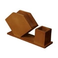 thumbnail image 2 of Servilletero dispensador de palillos de madera portátil con base estable, elegante dispensador de pañuelos de papel, organizador de encimera para, 2 of 8