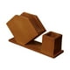 thumbnail image 2 of Servilletero dispensador de palillos de madera portátil con base estable, elegante dispensador de pañuelos de papel, organizador de encimera para, 2 of 8