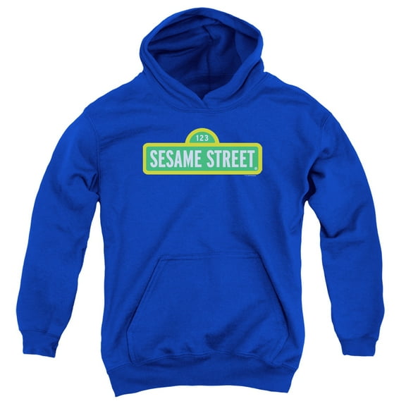 Sesame Street - Logo - Youth Hooded Sweatshirt - Large