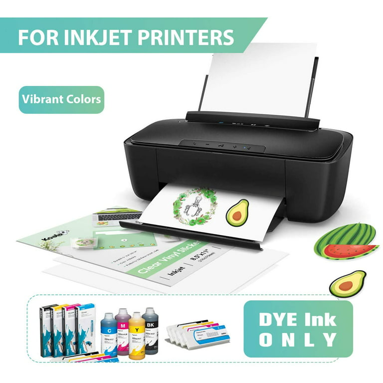 Clear Transparent Sticker for all Inkjet Printer