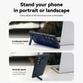 thumbnail image 2 of Magnetic for Galaxy S23 Plus Premium PU Leather Case,Built-in Invisible Stand [Compatible with Magsafe] Protective Slim Kickstand Phone Cover Compatible with Samsung Galaxy S23 Plus, Blue, 2 of 9