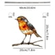 thumbnail image 3 of Xihbxyly Colgante Atrapapájaros Ángel, Decoración de Ventana Acrílica 2D, Diseño Inspirado En La Naturaleza, Versátil para Colgar En Interiores y Exteriores, Decoración para Balcón y Jardín, Un Regal, 3 of 6