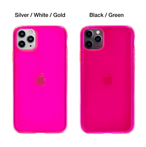 Velvet Caviar Compatible With Iphone 11 Pro Max Case Neon Pink Cute Clear Protective Phone Cover For Women Girls Hot Pink Walmart Com