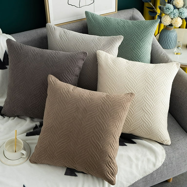 Waffle Weave Cushion Covers from Linen