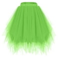 thumbnail image 2 of Delliss Women's Cute Trendy Layer Tulle Swing Skirt Beach Weddings Dress, 2 of 3