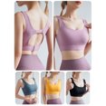 thumbnail image 3 of Ropa interior de mujer Mujeres Yoga Sujetador Deportes U Cuello Entrenamiento Jogging Wirefree Casual Tank Tops, 3 of 7