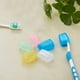 thumbnail image 5 of Caja de cepillo de dientes portátil de viaje de color caramelo, cubierta de cabeza de cepillo de dientes de viaje, cubierta de protección de cepillo de dientes portátil, 5 of 5
