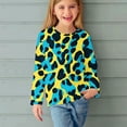 thumbnail image 2 of AJTQTH Cute Leopard Shirts for Kids Boys Girls Casual Long Sleeve Round Neck Graphic T-Shirts Trendy Soft Comfy Pullover Sweatshirts Tops Mulitcolor#05 13-14 Years, 2 of 6