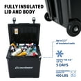 thumbnail image 5 of EchoSmile 45 qt. Rotomolded Cooler with Sealing Ring in Black, 5 of 5