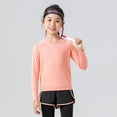 thumbnail image 3 of GYRATEDREAM Unisex Kids Long Sleeve Sun Shirts Quick Dry UPF50+ Sun Protection Zip-Up Top Athletic Hoodie with Thumbholes for 11-12T Blue, 3 of 8